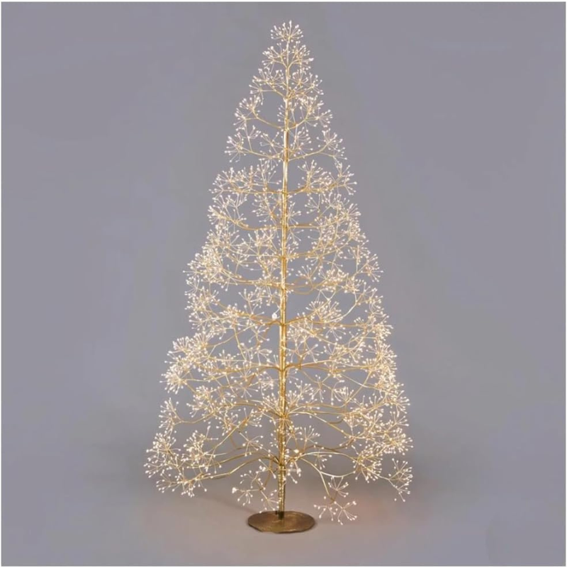 Árvore de Natal Bétula de 180cm com Luzes LED Quente e Fria ✨