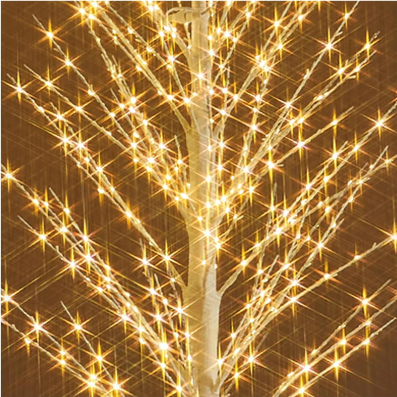 Conjunto de Luzes LED Fadas Brancas 1.80m, 1.20m, 1m, 450 LEDs - 3 em 1