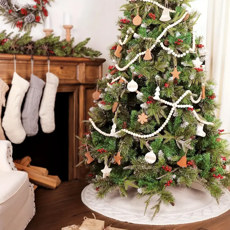 Saia de Árvore de Natal Tricotada Elegante 62, 72 e 82cm