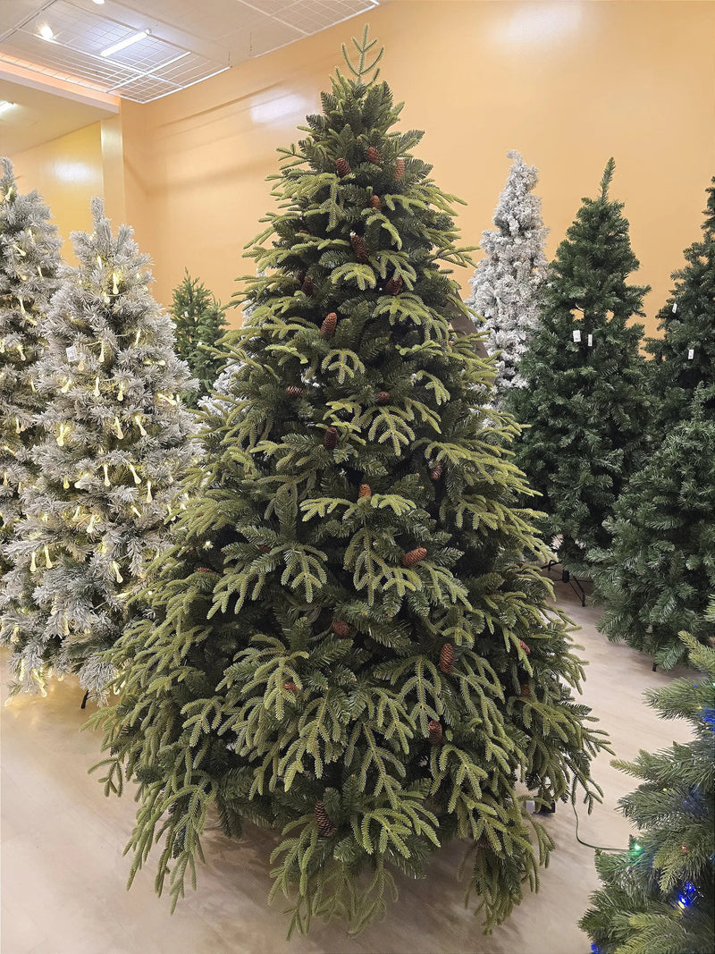 Árvore de Natal Pinheiro Super Realista Santorini 2,10m 4428 Galhos
